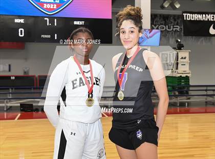 Thumbnail 1 in Example Academy Red vs. Lincoln Prep (Ontario, Canada) - (Nike Tournament of Champions) photogallery.