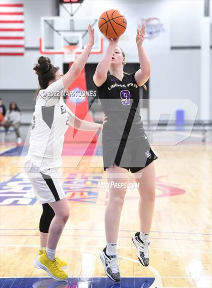 Thumbnail 1 in Example Academy Red vs. Lincoln Prep (Ontario, Canada) - (Nike Tournament of Champions) photogallery.