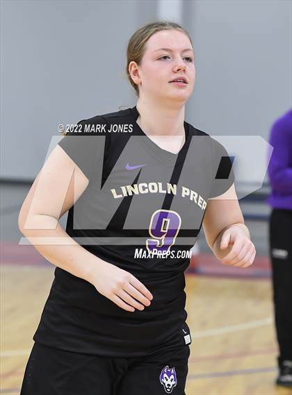 Thumbnail 2 in Example Academy Red vs. Lincoln Prep (Ontario, Canada) - (Nike Tournament of Champions) photogallery.