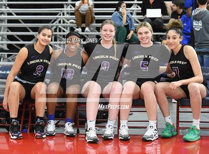 Thumbnail 1 in Example Academy Red vs. Lincoln Prep (Ontario, Canada) - (Nike Tournament of Champions) photogallery.