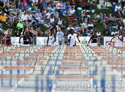 Thumbnail 1 in CIF State Track and Field (Girls 100m Hurdles) photogallery.