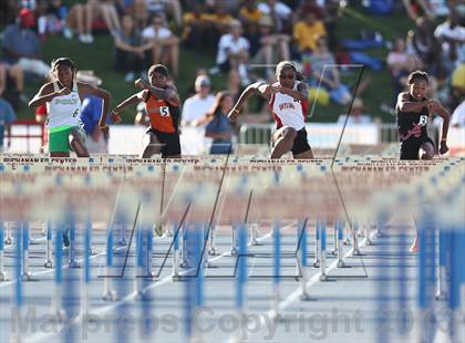 Thumbnail 2 in CIF State Track and Field (Girls 100m Hurdles) photogallery.