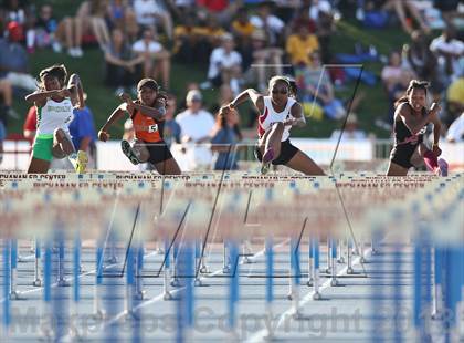 Thumbnail 3 in CIF State Track and Field (Girls 100m Hurdles) photogallery.