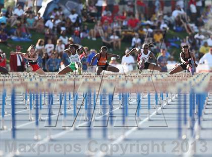 Thumbnail 3 in CIF State Track and Field (Girls 100m Hurdles) photogallery.