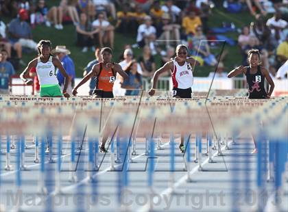 Thumbnail 1 in CIF State Track and Field (Girls 100m Hurdles) photogallery.