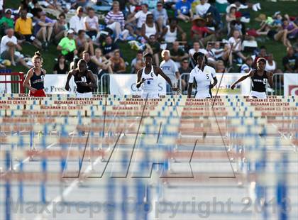 Thumbnail 2 in CIF State Track and Field (Girls 100m Hurdles) photogallery.