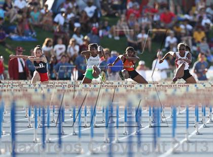Thumbnail 2 in CIF State Track and Field (Girls 100m Hurdles) photogallery.