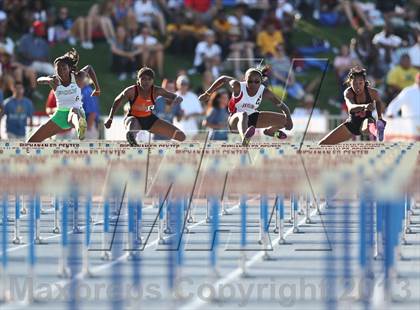 Thumbnail 1 in CIF State Track and Field (Girls 100m Hurdles) photogallery.