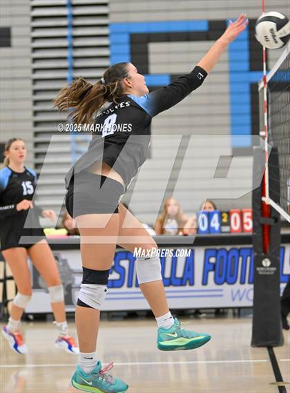 Thumbnail 3 in Estrella Foothills vs. Willow Canyon - Championship (Wolves Classic Volleyball Tournament) photogallery.