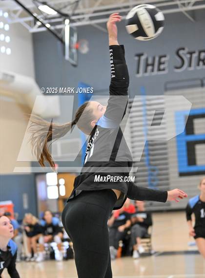 Thumbnail 3 in Estrella Foothills vs. Willow Canyon - Championship (Wolves Classic Volleyball Tournament) photogallery.