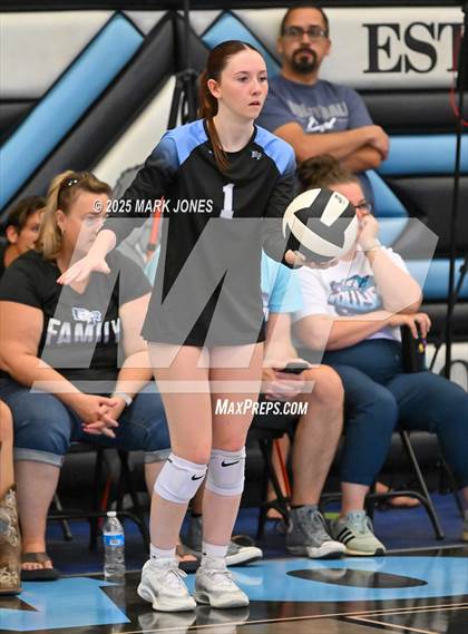 Thumbnail 1 in Estrella Foothills vs. Willow Canyon - Championship (Wolves Classic Volleyball Tournament) photogallery.