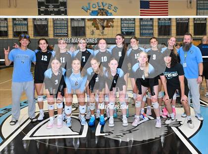 Thumbnail 2 in Estrella Foothills vs. Willow Canyon - Championship (Wolves Classic Volleyball Tournament) photogallery.