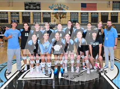 Thumbnail 3 in Estrella Foothills vs. Willow Canyon - Championship (Wolves Classic Volleyball Tournament) photogallery.