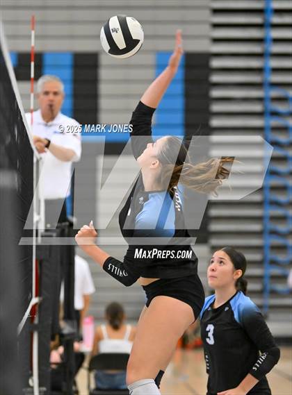 Thumbnail 3 in Estrella Foothills vs. Willow Canyon - Championship (Wolves Classic Volleyball Tournament) photogallery.