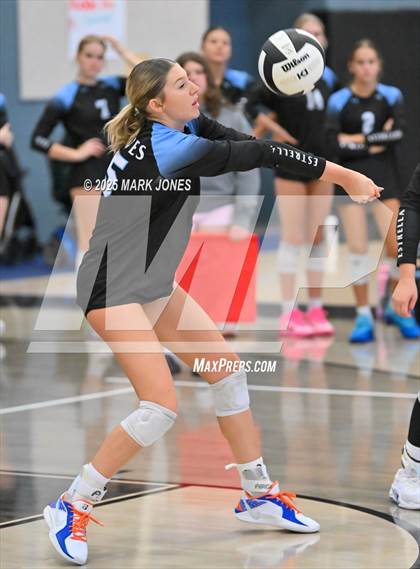 Thumbnail 3 in Estrella Foothills vs. Willow Canyon - Championship (Wolves Classic Volleyball Tournament) photogallery.