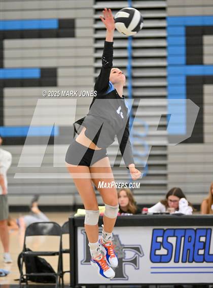 Thumbnail 1 in Estrella Foothills vs. Willow Canyon - Championship (Wolves Classic Volleyball Tournament) photogallery.