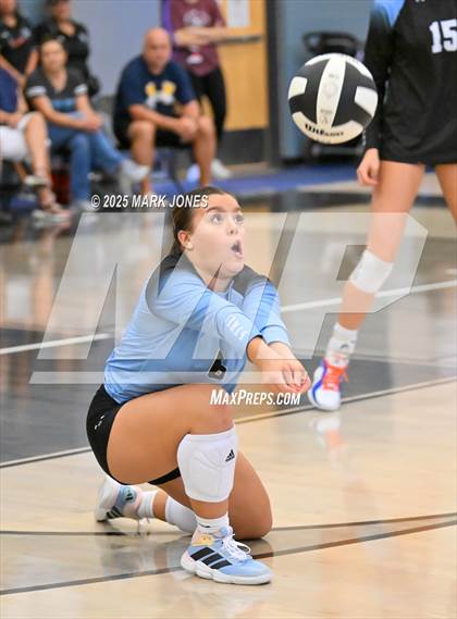 Thumbnail 2 in Estrella Foothills vs. Willow Canyon - Championship (Wolves Classic Volleyball Tournament) photogallery.