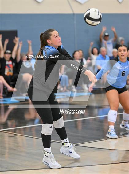 Thumbnail 2 in Estrella Foothills vs. Willow Canyon - Championship (Wolves Classic Volleyball Tournament) photogallery.