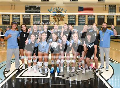 Thumbnail 2 in Estrella Foothills vs. Willow Canyon - Championship (Wolves Classic Volleyball Tournament) photogallery.