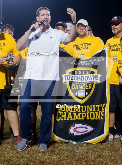 Thumbnail 1 in Chopticon Ceremony (Touchdowns Against Cancer) photogallery.
