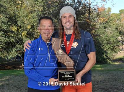 Thumbnail 2 in CIF State Cross Country Championships (Girls Awards) photogallery.