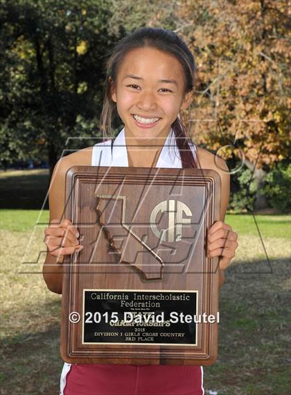 Thumbnail 3 in CIF State Cross Country Championships (Girls Awards) photogallery.