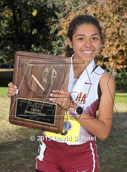 Thumbnail 1 in CIF State Cross Country Championships (Girls Awards) photogallery.