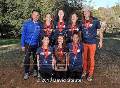 Thumbnail 1 in CIF State Cross Country Championships (Girls Awards) photogallery.