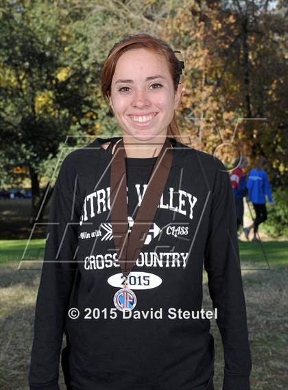 Thumbnail 2 in CIF State Cross Country Championships (Girls Awards) photogallery.