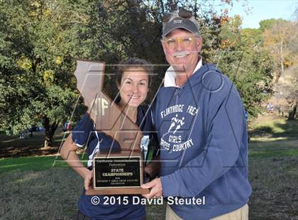 Thumbnail 1 in CIF State Cross Country Championships (Girls Awards) photogallery.
