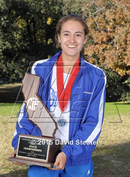 Thumbnail 2 in CIF State Cross Country Championships (Girls Awards) photogallery.