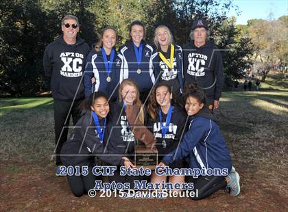 Thumbnail 2 in CIF State Cross Country Championships (Girls Awards) photogallery.