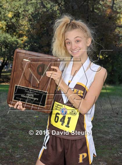 Thumbnail 1 in CIF State Cross Country Championships (Girls Awards) photogallery.