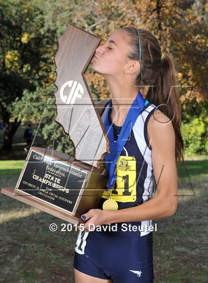 Thumbnail 1 in CIF State Cross Country Championships (Girls Awards) photogallery.