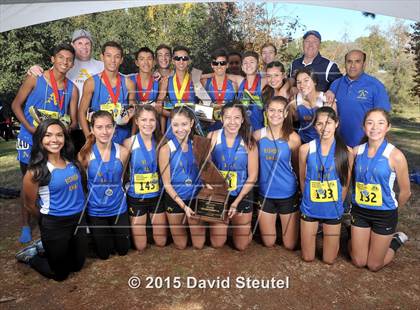 Thumbnail 1 in CIF State Cross Country Championships (Girls Awards) photogallery.