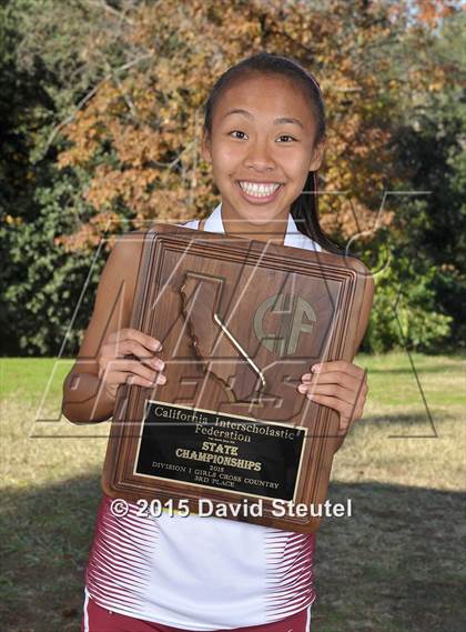 Thumbnail 2 in CIF State Cross Country Championships (Girls Awards) photogallery.