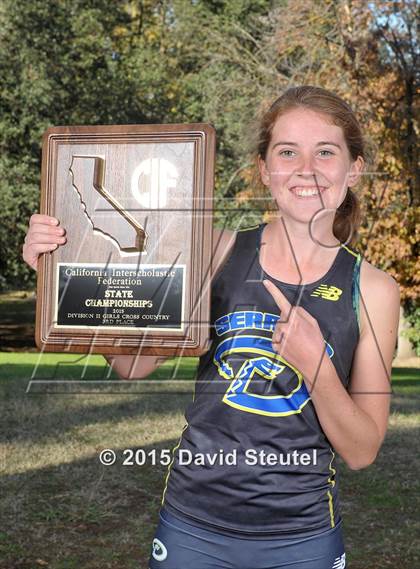 Thumbnail 1 in CIF State Cross Country Championships (Girls Awards) photogallery.