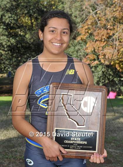 Thumbnail 2 in CIF State Cross Country Championships (Girls Awards) photogallery.