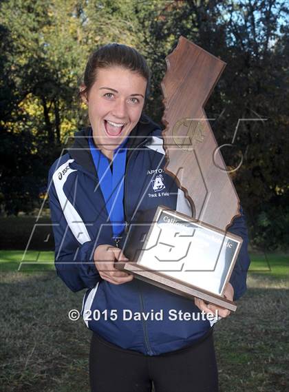 Thumbnail 3 in CIF State Cross Country Championships (Girls Awards) photogallery.