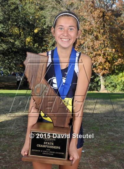 Thumbnail 2 in CIF State Cross Country Championships (Girls Awards) photogallery.