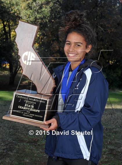 Thumbnail 2 in CIF State Cross Country Championships (Girls Awards) photogallery.