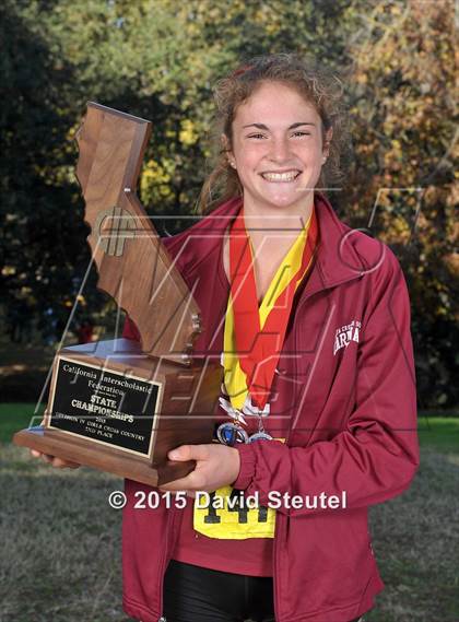 Thumbnail 1 in CIF State Cross Country Championships (Girls Awards) photogallery.