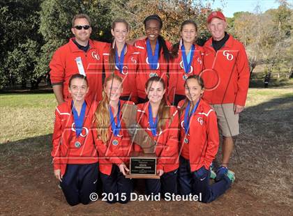 Thumbnail 1 in CIF State Cross Country Championships (Girls Awards) photogallery.
