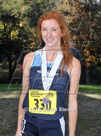 Thumbnail 2 in CIF State Cross Country Championships (Girls Awards) photogallery.