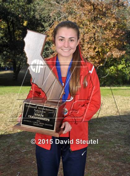 Thumbnail 3 in CIF State Cross Country Championships (Girls Awards) photogallery.