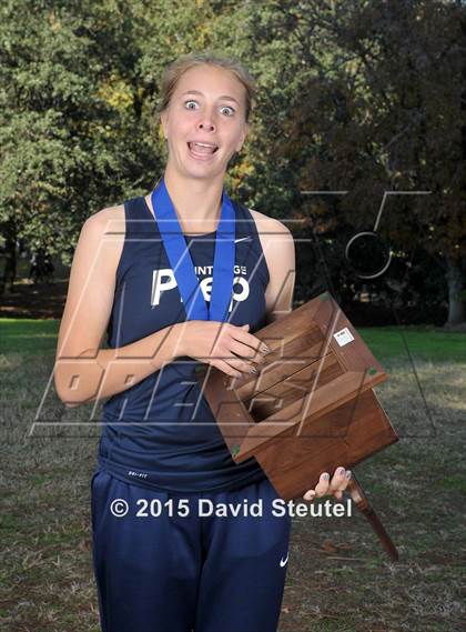 Thumbnail 1 in CIF State Cross Country Championships (Girls Awards) photogallery.