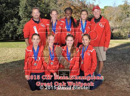 Thumbnail 1 in CIF State Cross Country Championships (Girls Awards) photogallery.