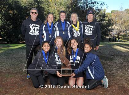 Thumbnail 2 in CIF State Cross Country Championships (Girls Awards) photogallery.