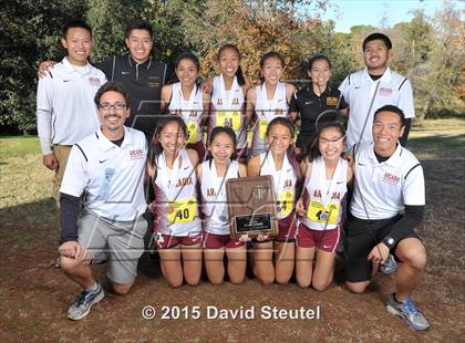 Thumbnail 2 in CIF State Cross Country Championships (Girls Awards) photogallery.