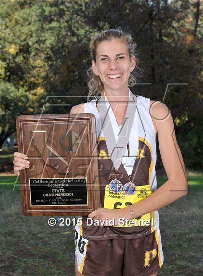 Thumbnail 1 in CIF State Cross Country Championships (Girls Awards) photogallery.